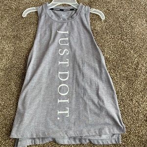 Grey nike tank